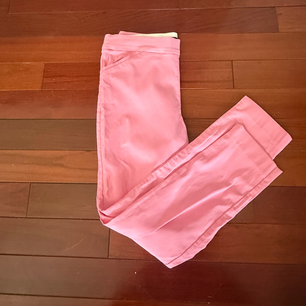 Counterparts Pink Stretchy Pants with Tapered Fit